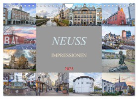 Neuss Impressionen (Wandkalender 2025 DIN A4 quer), CALVENDO Monatskalender