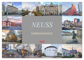 Neuss Impressionen (Wandkalender 2025 DIN A3 quer), CALVENDO Monatskalender
