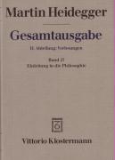 Martin Heidegger, Einleitung in Die Philosophie (Wintersemester 1928/29)