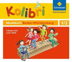 Kolibri - Das Musikbuch 1 / 2. Hörbeispiele 4 Audio-CDs + eine Tanz-DVD. Baden-Württemberg