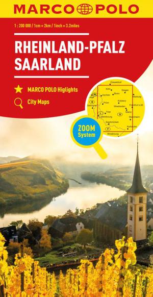 Marco Polo Wegenkaart 10 Rheinland-Pfalz / Saarland