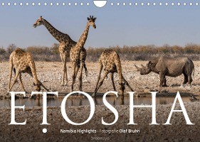 Bruhn, O: ETOSHA - Namibia Highlights (Wandkalender 2022 DIN