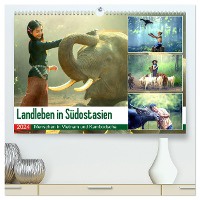Landleben in Südostasien. Menschen in Vietnam und Kambodscha (hochwertiger Premium Wandkalender 2024 DIN A2 quer), Kunstdruck in Hochglanz