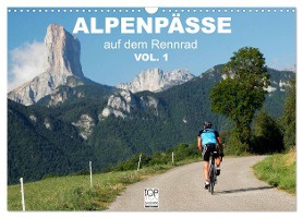 Alpenpässe auf dem Rennrad Vol. 1 (Wandkalender 2024 DIN A3 quer), CALVENDO Monatskalender