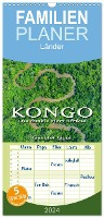 Familienplaner 2024 - KONGO - das dunkle Herz Afrikas mit 5 Spalten (Wandkalender, 21 x 45 cm) CALVENDO