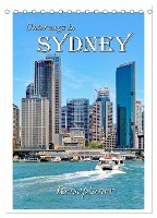 Unterwegs in Sydney - Reiseplaner (Tischkalender 2024 DIN A5 hoch), CALVENDO Monatskalender