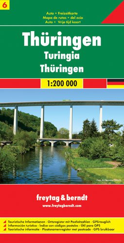 Freytag & Berndt wegenkaart Thüringen