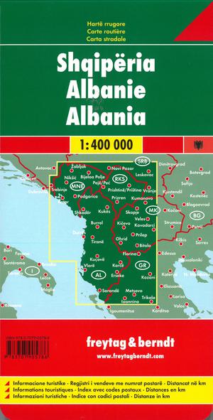 F&B Albanie Albania 1:400.000