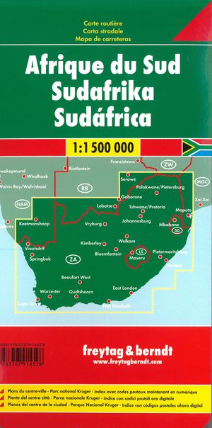 South Africa Road Map 1:1 500 000