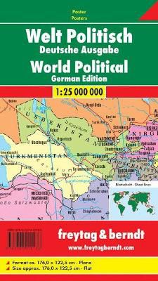 World political (German edition), Large-format Map