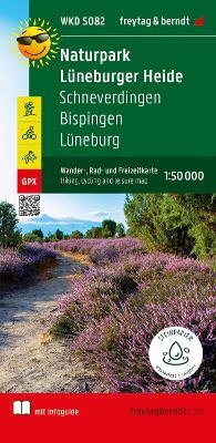 Lüneburg Heath Nature Park, hiking, cycling and leisure map 1:50,000, freytag & berndt, WKD 5082, with info guide