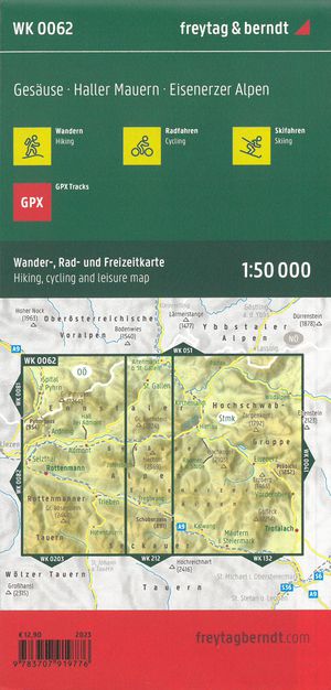 Gesause 1:50,000 Hiking, Cycling and Leisure map
