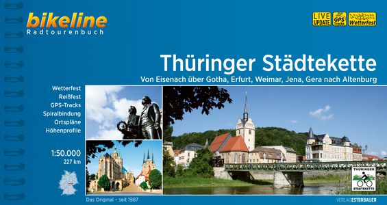 Thüringer Städtekette radtourenbücher