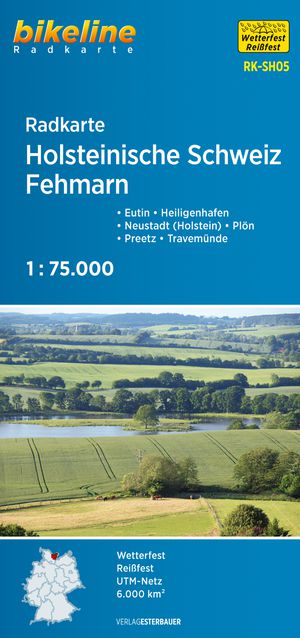Holsteinische Schweiz / Fehmann cycling map