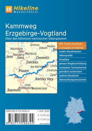 Kammweg Fernwanderweg  Erzgebirge-Vogtland