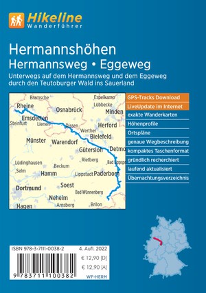 Hermannshöhen - Hermannsweg - Eggeweg