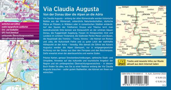 Via Claudia Augusta Von der Donau über die Alpen an die Adri