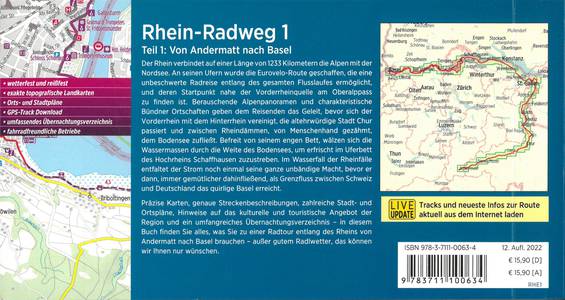 Rhein Radweg 1 Von Andermatt nach Basel
