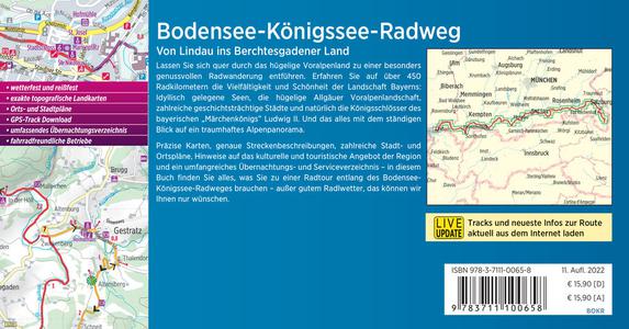 Bodensee - Königssee - Radweg von Lindau ins Berchtesgadener Land