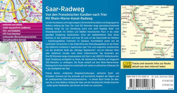 Saar - Radweg Von den Französischen Kanälen nach Trier GPS
