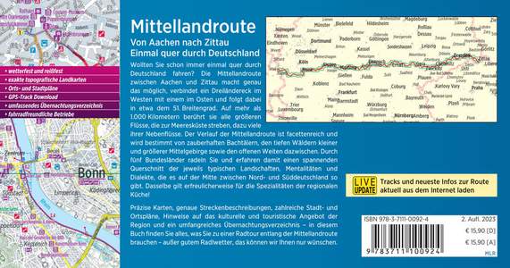 Mittellandroute von Aachen nach Zittau