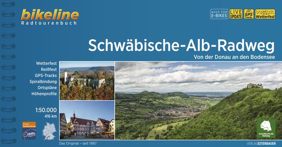 Schwäbische Alb Radwege Radtourenbuch