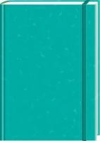 Anaconda Notizbuch/Notebook/Blank Book, punktiert, textiles Gummiband, grün, Hardcover (A5), 120g/m² Papier