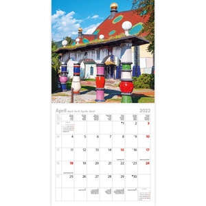 Hundertwasser Architectuur Kalender 2022