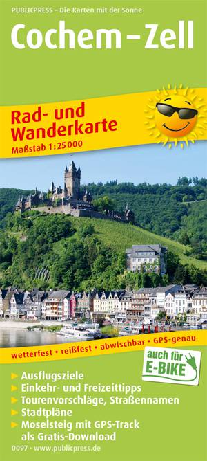 Cochem - Zell, cycling and hiking map 1:25,000