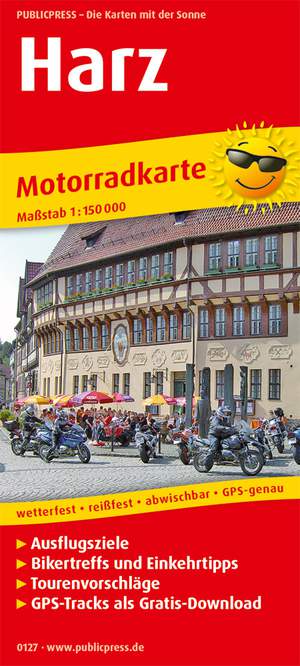 Harz motorkaart