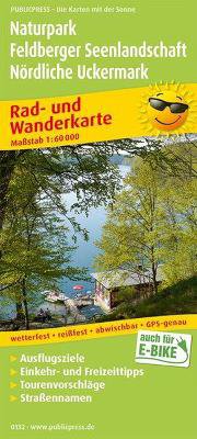 Feldberg Lake District Nature Park - Northern Uckermark, cycling and hiking map 1:60,000