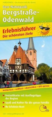 Geo-Nature Park - Bergstrasse-Odenwald, adventure guide and map 1:120,000
