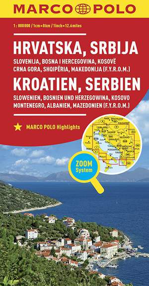 Marco Polo Kroatie, Servië, Bosnië, Slovenië, Kosovo, Montenegro, Albanië, Macedonië