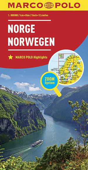 MARCO POLO Länderkarte Norwegen
