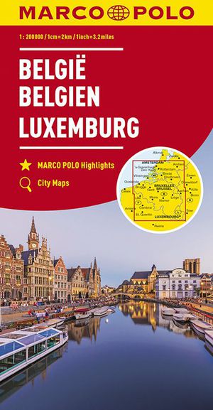 MARCO POLO Karte Belgien, Luxemburg