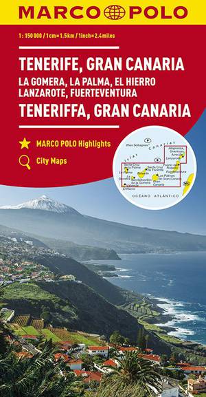 MARCO POLO Karte Teneriffa, Gran Canaria