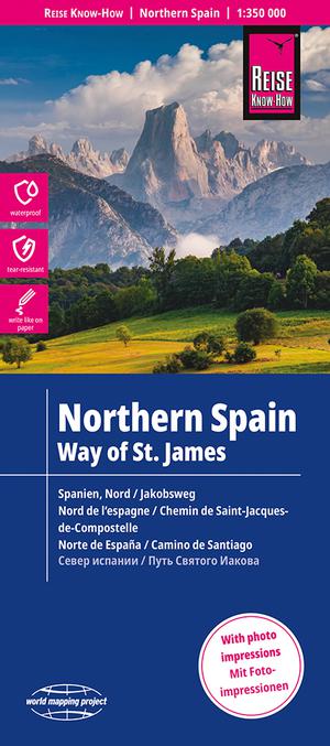  Northern Spain and Way of St. James (1:350.000)