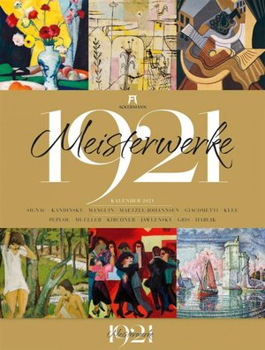 Meisterwerke 1921 - Meesterwerken - Masterpieces - kunstkalender 2021