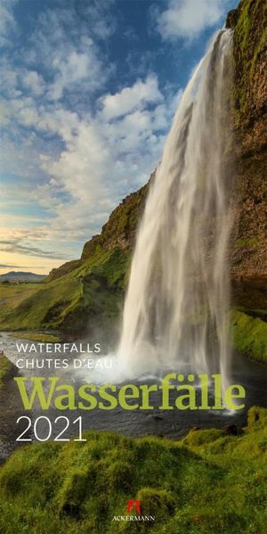Wasserfälle - Watervallen - Waterfalls kalender 2021