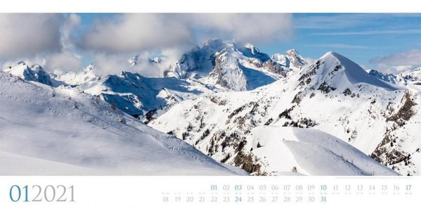 Dolomiten - Dolomieten - Dolomites kalender 2021