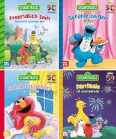 Nelson Mini-Bücher: 4er Sesamstraße 1-4