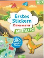 Erstes Stickern Metallic - Dinosaurier