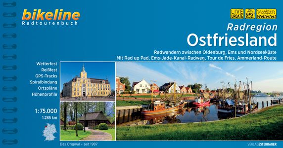 Ostfriesland Radregion zwischen Oldenburg, Ems, Nordseeküste