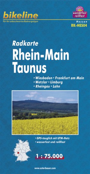 Rhein - Main / Taunus fietskaart