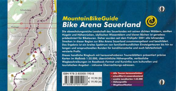 Bike Arena Sauerland mountainbikeguide GPS