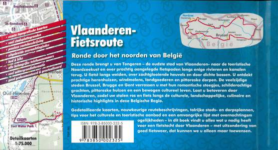 Vlaanderen - Fietsroute ronde door het Noorden van België