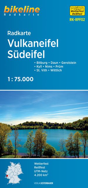 Vulkaneifel - Südeifel fietskaart