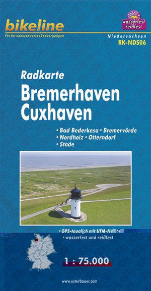 Bremerhaven / Cuxhaven fietskaart