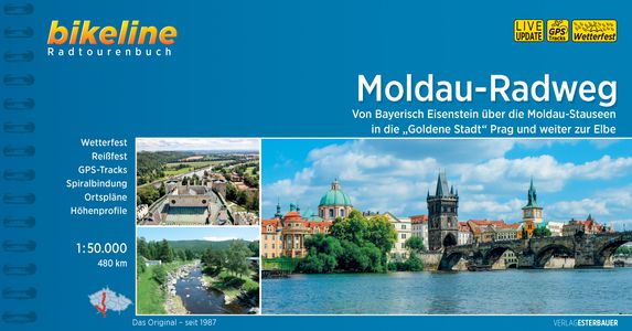 Moldau - Radweg Bayerisch Eisenstein über Moldau-Stauseen Prag zur Elbe