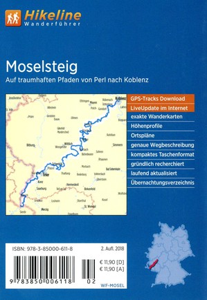 Moselsteig von Perl nach Koblenz GPS